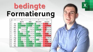 Excel bedingte Formatierung  Zeile einfärben mehrere Bedingungen gleichzeitig mit Formel [upl. by Randolph]