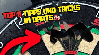 Top 5 Tipps und Tricks im Darts  So wirst du besser 100 Garantie [upl. by Yrrok]