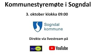 Kommunestyremøte i Sogndal 3 oktober 2024 [upl. by Haig]