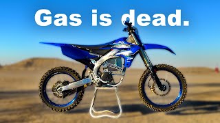 First Electric Yamaha YZ250  2024 EampC Dirt Bike Conversion [upl. by Shaylah]