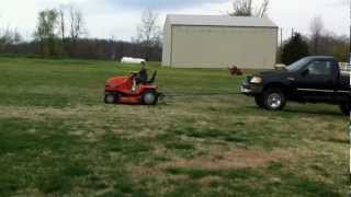 Kubota G1800 Towing Ford F150 [upl. by Nileuqcaj892]