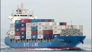 SITC MOJI  SITC SHIPPING MANAGEMENT container ship  2017 [upl. by Leamiba]