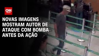 Novas imagens mostram autor de ataque com bomba antes da ação  CNN PRIME TIME [upl. by Naved979]