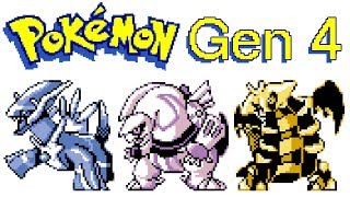 Gen 4 Pokémon Drawn in the RBG Style [upl. by Pierre]