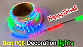 Best RGB Decoration Lights For Diwali  Best RGB Rope Light [upl. by Fallon267]