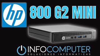 HP ELITEDESK 800 G2 Mini pc reacondicionado Review ✅ [upl. by Anyad]