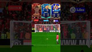 fc24 penalty penaltykick fifa football shorts penalty camavinga mbappe debruyne [upl. by Kassia]