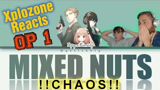 SPY X FAMILY OP 1 MIXED NUTS REACTION [upl. by Raeann]