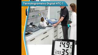 🔸Termohigrometro Digital LCD  Pro Instruments  HTC1  Temperatura y Humedad interior [upl. by Aicilaanna478]