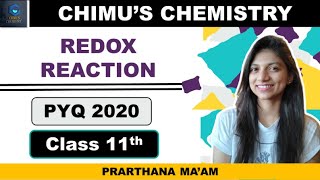 REDOX REACTIONS  MHTCET 2023  PYQ 2020  CLASS 11 [upl. by Eetnom]