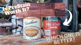 Does Varathane or MINWAX Pre Stain Wood Conditioner Make a Difference [upl. by Jasper]