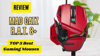 Review Mad Catz RAT 8 ADV Fully Adjustable Wired  Top 5 Best Gaming Mouses On Amazon 2024 [upl. by Carroll]