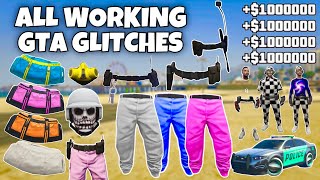 ALL WORKING GTA 5 GLITCHES IN 1 VIDEO BEST GLITCHES IN GTA 5 ONLINE 167 [upl. by Geraldine]