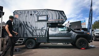 World Travel Vehicles Truck Camper  Overland Expo West [upl. by Patin264]