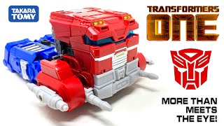 WOW Transformers ONE Brave Commander EXCLUSIVE Leader Class OPTIMUS PRIME Review [upl. by Ruy]