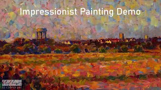 How to Paint in an Impressionist Style – Full Demo [upl. by Heurlin]