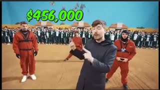 456000 Squid Game In Real Life Part 1MR BEAST mrbeastmrbeastmrbeastchallengemrbeastfanpage [upl. by Eckel953]