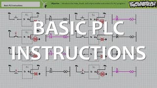 Basic PLC Instructions Full Lecture [upl. by Eserahs]