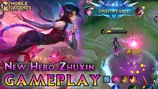 New Hero Mage Zhuxin Gameplay  Mobile Legends Bang Bang [upl. by Jacinda]