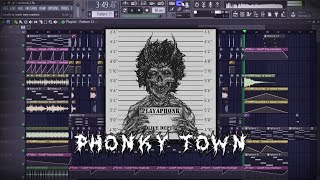 HOW TO MAKE PLAYAPHONK  PHONKY TOWN IN FL STUDIO FLP [upl. by Shields]