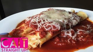 Homemade Manicotti Recipe From Scratch  Cait Straight Up [upl. by Anbul]