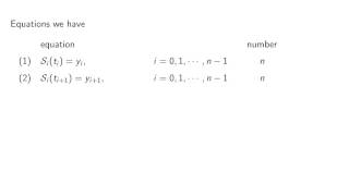 ch3 4 Natural cubic spline introduction Wen Shen [upl. by Yard462]