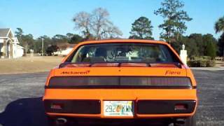 1984 Pontiac Fiero Exhaust and TakeOff [upl. by Christiansen]