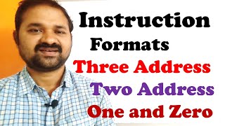 Instruction Formats In Computer Organization ArchitectureThree Address Instructions Two One Zero [upl. by Airb]