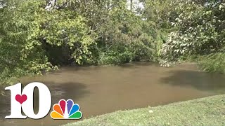 Little Pigeon River seeing high waters in the area [upl. by Aniretac315]