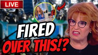 JOY BEHAR FIRED The View Host WENT OFF ON CREW LIVE OnAir After This Happened [upl. by Barna126]