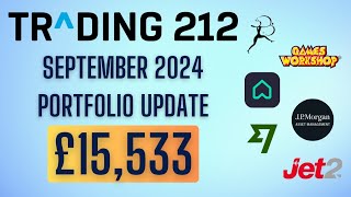 Trading 212 Portfolio Update  Stocks amp Shares ISA  September 2024 [upl. by Godric]