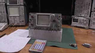 Tektronix 465B Restoration Part 2 Vertical Amplifier Alignment and Calibration [upl. by Nihsfa]