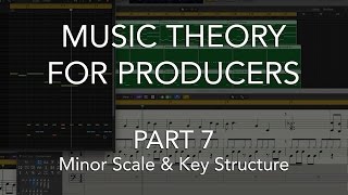 Music Theory for Producers 07  Minor Scale amp Key Structure [upl. by Aryhs]