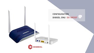 ONU Configuration Digisol DG GR1321  Configure BSNL ONU [upl. by Carrnan]