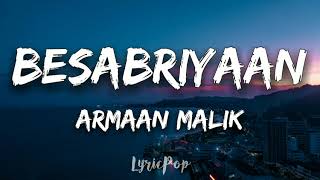 BESABRIYAAN Full Song  M S DHONI  THE UNTOLD STORY  Sushant Singh  Lyrical Video  By LyricPop [upl. by Messing677]