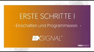 ERSTE SCHRITTE I  Einschalten und Programmieren [upl. by Agem]