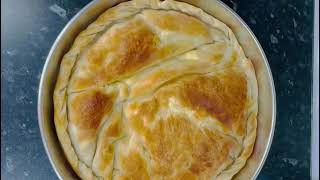 How to make easy burek  Turkish Recipe Byrek i thjesht tradicional [upl. by Ecinwahs]