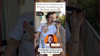 A tia depois de aposentada mandando a ver no karaokê 🤣 musica karaoke humormemes [upl. by Altis]