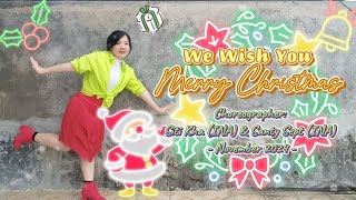 We Wish You Merry Christmas  Linedance  2024  Choreographer Siti Kha INA amp Santy Sept INA [upl. by Shell15]