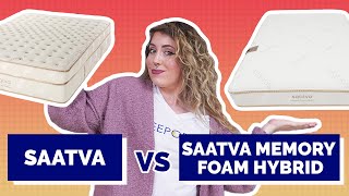 Saatva Classic Vs Saatva Memory Foam Hybrid  Which Saatva Mattress Should You Get [upl. by Ytsirk]