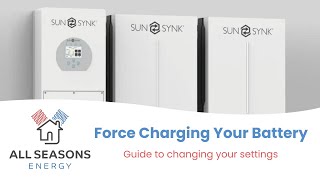 How to Force Charge Your Sunsynk Battery [upl. by Noram]