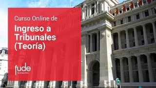 Ingreso a Tribunales  Curso Online [upl. by Elreath]