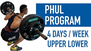 Power Hypertrophy Upper Lower  4 Day PHUL Program Explained [upl. by Carbrey]