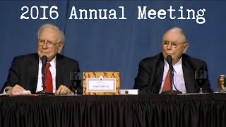 2016 Berkshire Hathaway Annual Meeting Full Version [upl. by Haag]