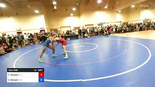 82 Kg Rnd Of 32  Tyler Haydon Victory School Of Wrestling Vs Via Skipps North Pole Wrestling Cl [upl. by Abisia]