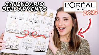 CALENDARIO DELLAVVENTO LOREAL PARIS 2023 🎁 [upl. by Marcella]