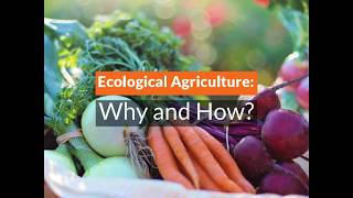 Ecological Agriculture  Why and How [upl. by Sufur]