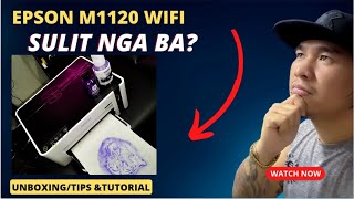 EPSON M1120 WIFI FOR TATTOO STENCIL  SULIT NGA BA [upl. by Narhem577]