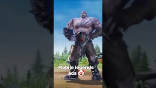 Perbandingan Iklan Ml dan Cinematic Ml youtubeshorts mobilelegends mlbb [upl. by Gow376]