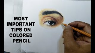 Most important lesson on colored pencil blending techniques [upl. by Modie]